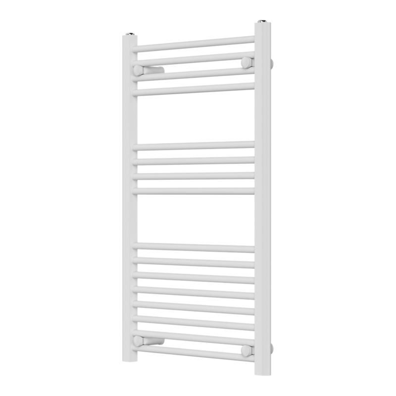 Grzejnik łazienkowy GoodHome płaski 90 x 55 cm biały