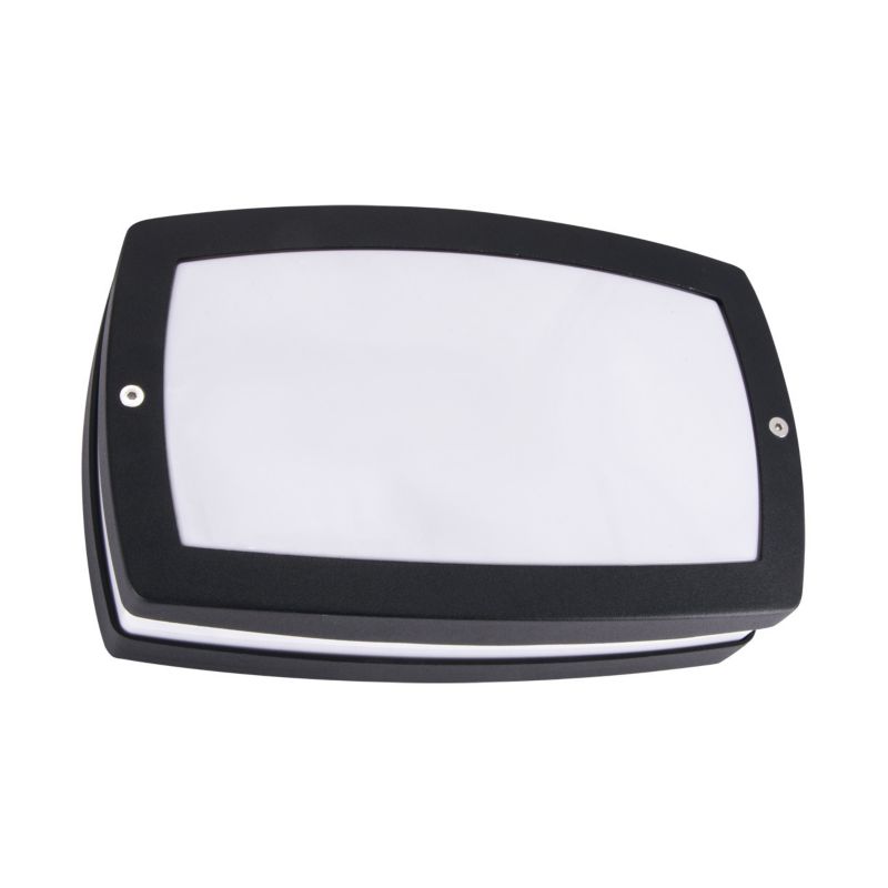 Kinkiet ścienny zewnętrzny Struhm Solina czarno-biały LED 8W 4100K 560lm IP54 wym: 15,5 x 25 x 8 cm aluminium - 1 szt.