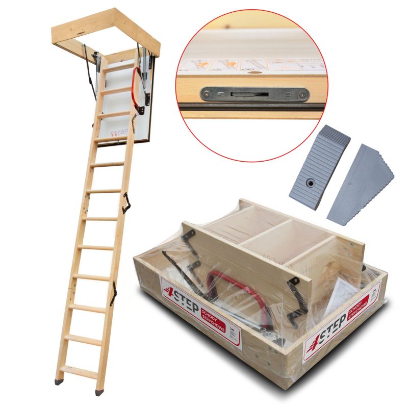 Schody strychowe 4STEP Extra 100x70 0,86 W/m2K 1szt.