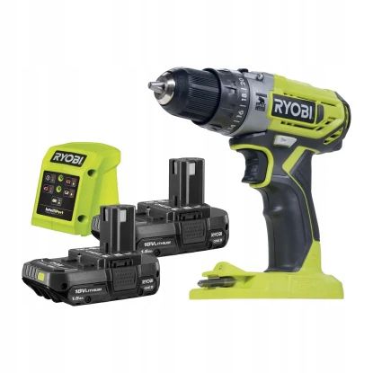 RYOBI Wiertarko-wkrętarka Akumulatorowa Udarowa 18V