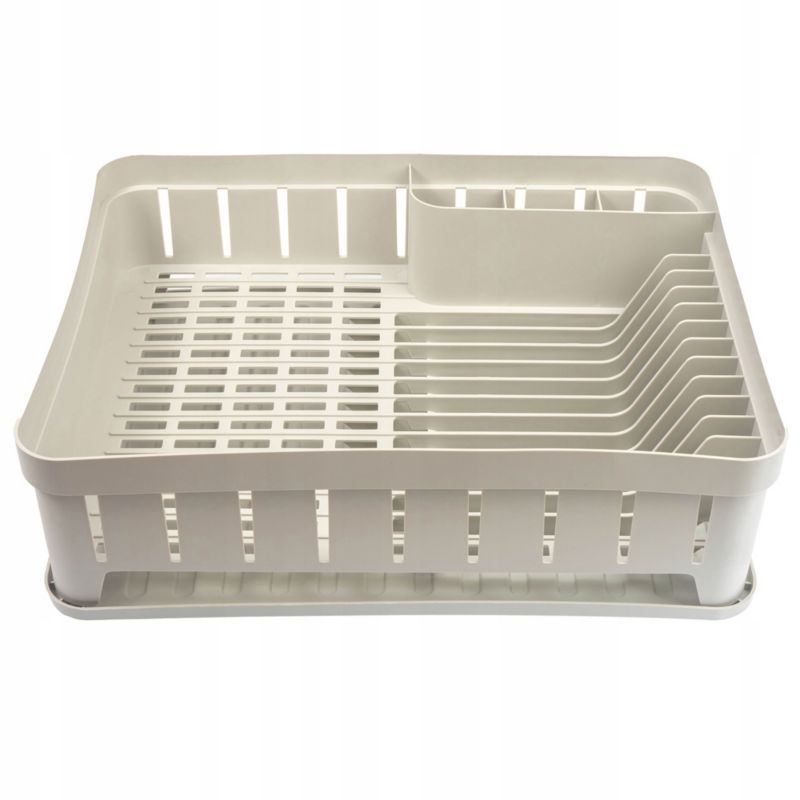 Suszarka Do Naczyń KADAX Jednopoziomowa Z Ociekaczem Na Naczynia Biała 1szt.