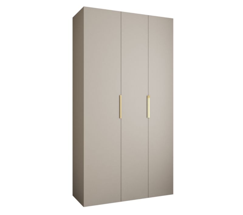 Szafa uchylna Garderoba COMO 4 130 (kaszmir/złoty)