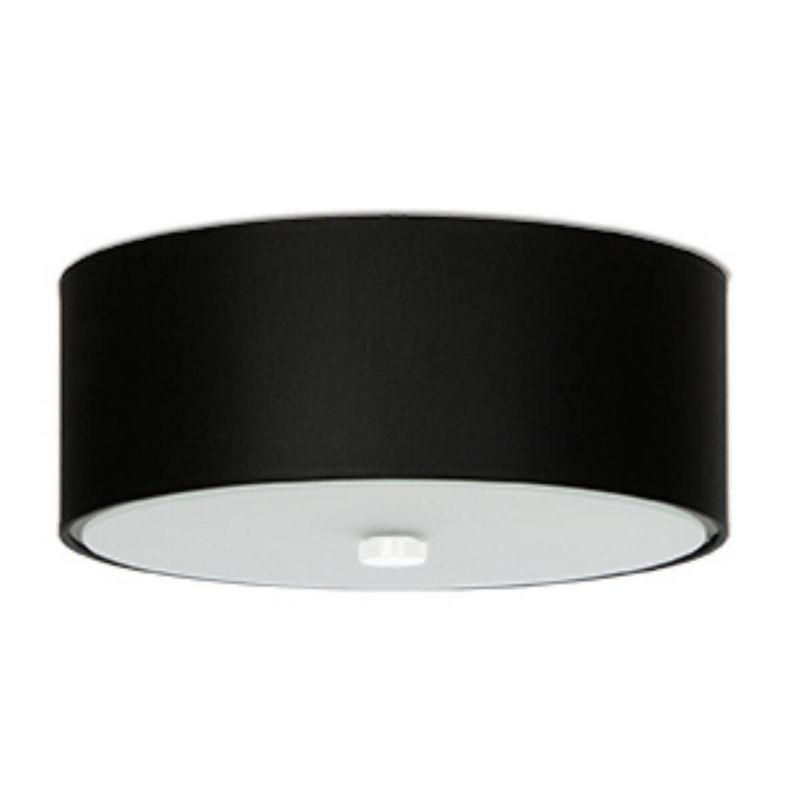 Plafon sufitowy lampa Sollux Lighting Skala czarny 3 x E27 x 15W IP20 wym: 22 x 30 x 30 cm - 1 szt.