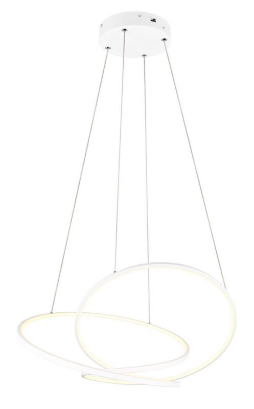 Lampa wisząca Trio Darvin 6064 biała nowoczesna wbudowany LED 52W 1 szt.