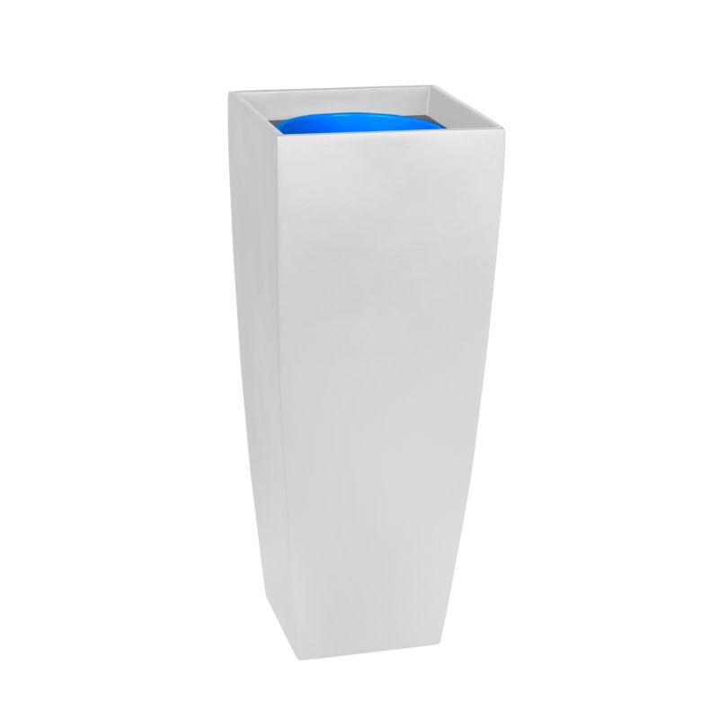 Doniczka PD Concept Z Włókna Szklanego Na Taras Do Domu D106E biały Połysk 1 szt