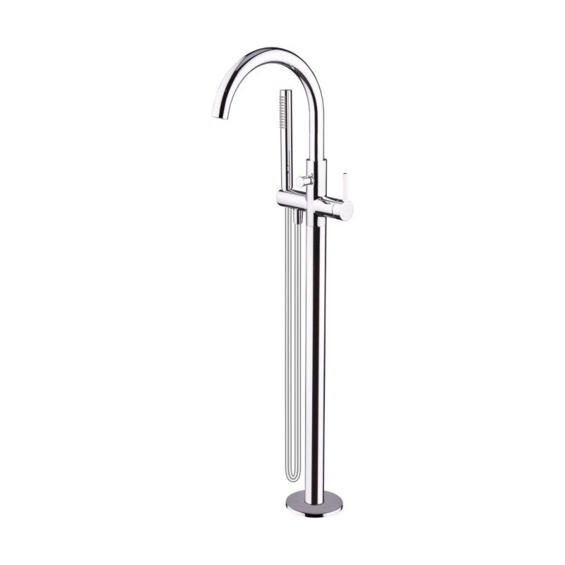 Bateria wannowo-prysznicowa Oltens Rann wolnostojąca chrom zestaw natryskowy 1 szt.