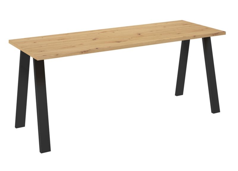 Stół do jadalni metalowe nogi Bonni Kleo 185x67 Dąb Artisan 1 szt.