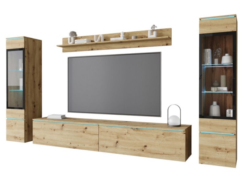 Meblościanka MINIO go for it VEVE 2 dąb artisan, 1 szt.