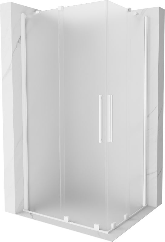 Kabina prysznicowa rozsuwana Mexen Velar szron 1 szt.