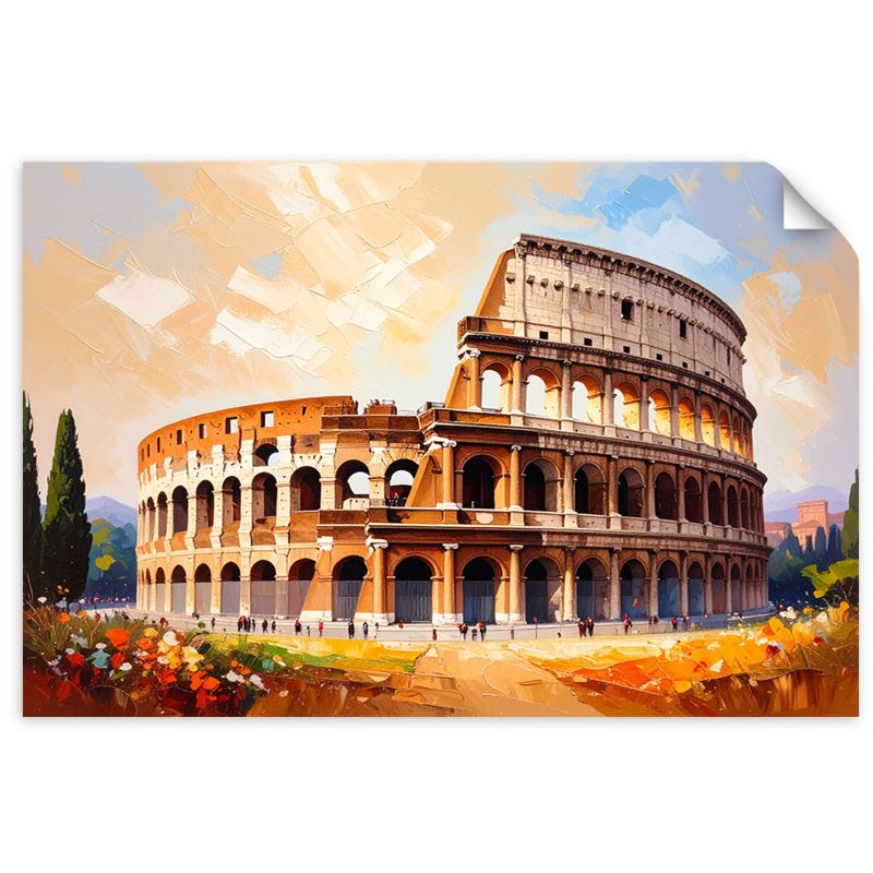 Naklejka na ścianę Feeby Koloseum Rzym Widok 120x80cm 1szt