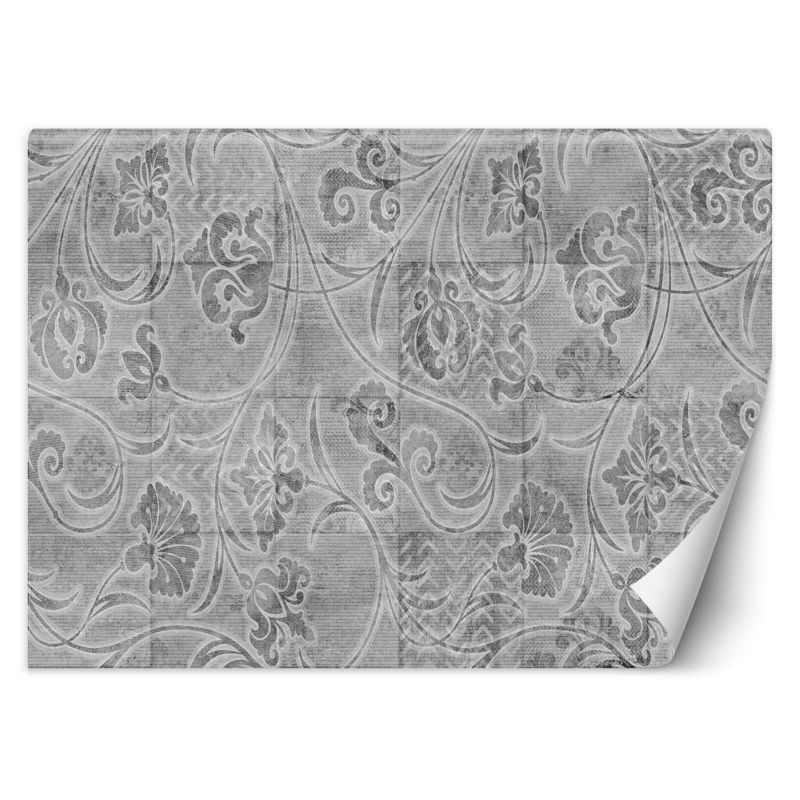 Fototapeta Feeby Płytki kafelki w szarości imitacja na ścianę 250x175 1 szt