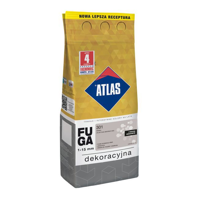 Fuga dekoracyjna Atlas 301 perła 2 kg