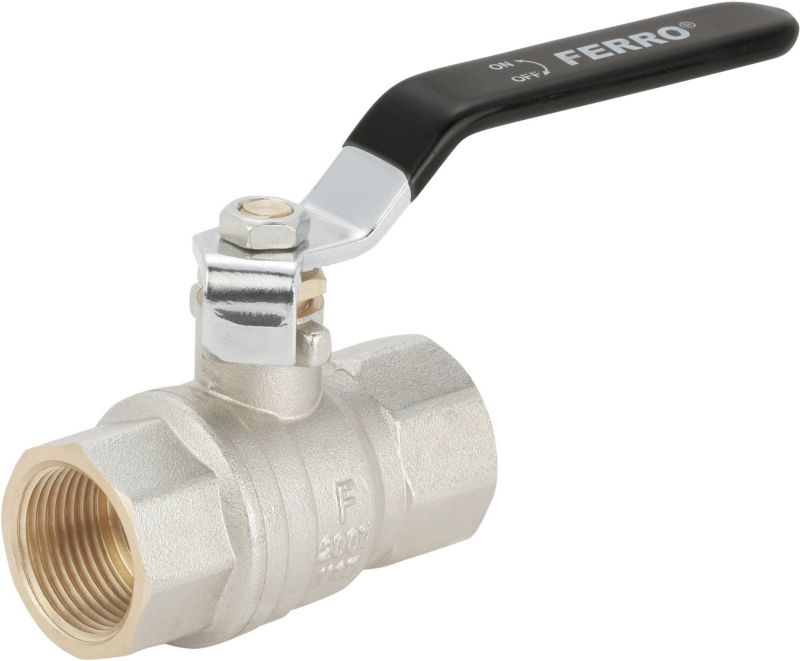 Zawór kulowy Ferro Herkules V17 KPH1E, pełnoprzelotowy, mosiężny, Nickel Free, 1 szt.