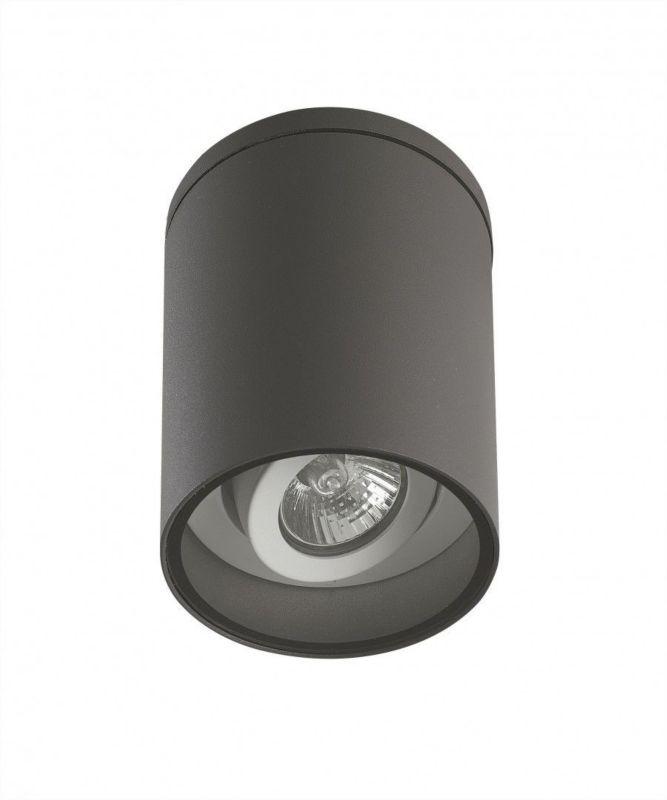 Lampa sufitowa zewnętrzna SU-MA Adela ciemnoszara 1 x GU10 x 10W IP54 wym: 14 x 10,8 x 10,8 cm - 1 szt.