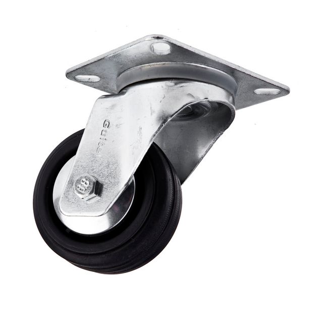 Zestaw jezdny z kołem Guitel Hervieu śr. 80 mm / 60 kg płyta obrotowa