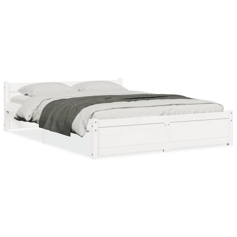 Łóżko drewniane WaszeMeble 140x200 cm biała WM-815045 1 szt.