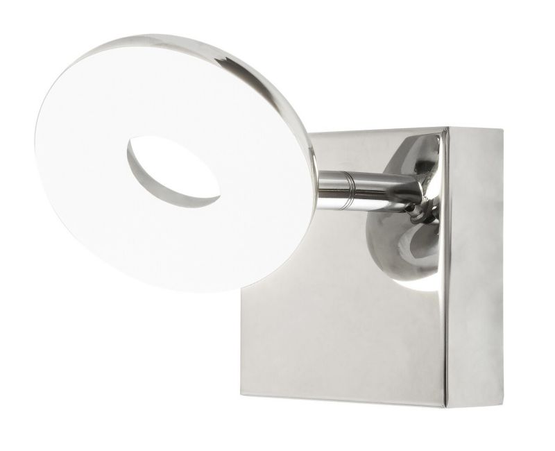 Kinkiet ścienny Rabalux Beata chromowany biały do łazienki LED 5W 4000K 465lm IP44 wym: 9 x 9 x 15 cm - 1 szt.
