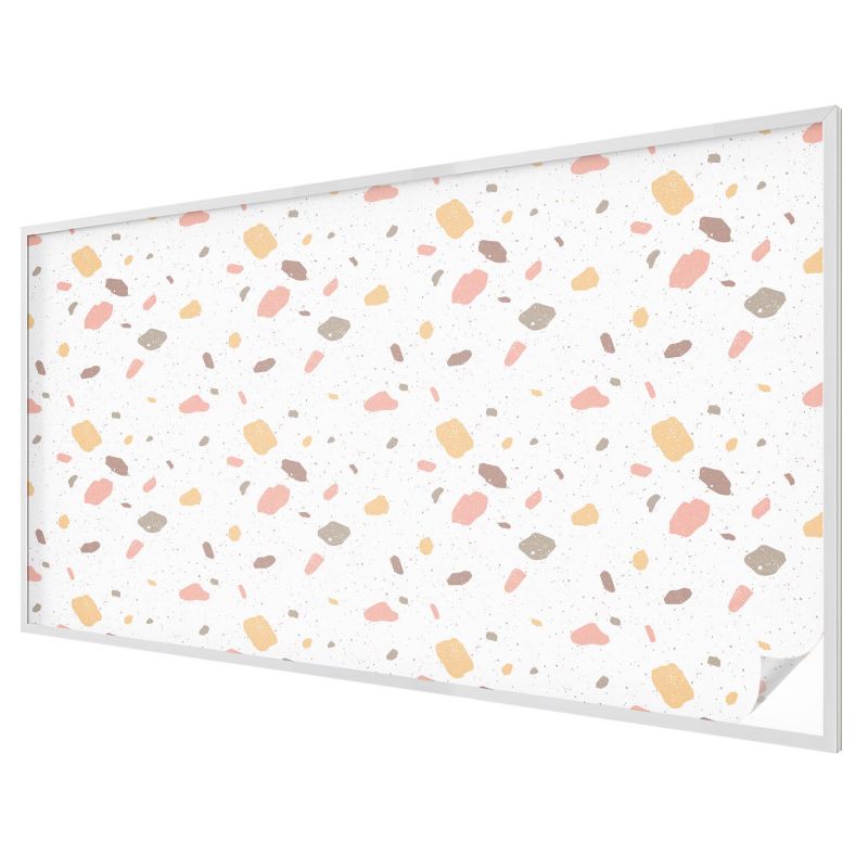 Folia Chroniąca Prywatność Mrożona Wallfluent 200x116 cm Witrażowa Naklejka Na Szybę Abstrakcyjne terrazzo 1 rol.