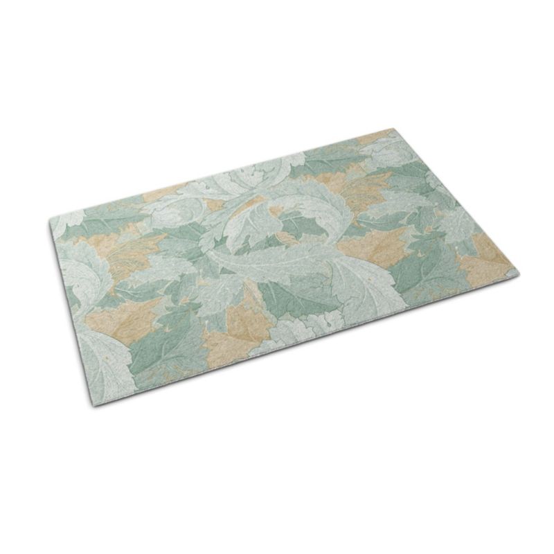 Wycieraczka wewnętrzna Tulup 90x60cm Liście rośliny Antypoślizgowa 1 szt.
