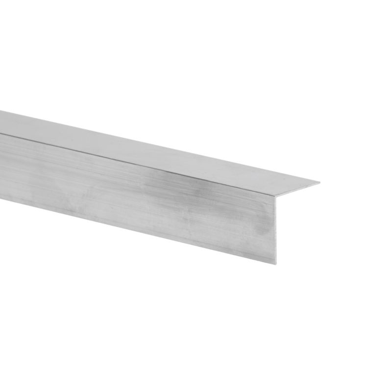 Kątownik aluminiowy gładki 1000 x 25 x 25 x 1 mm naturalny