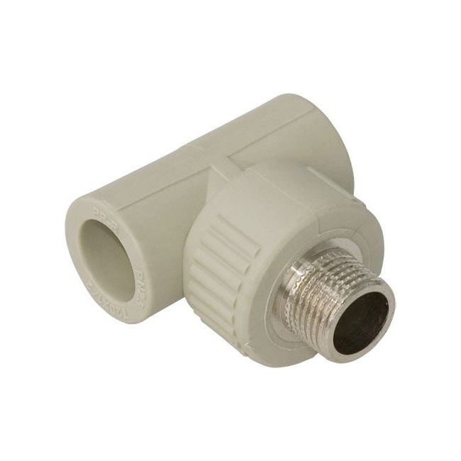 Trójnik PP-R Idmar Group gwint zewnętrzny mosiężny 25 x 1/2"