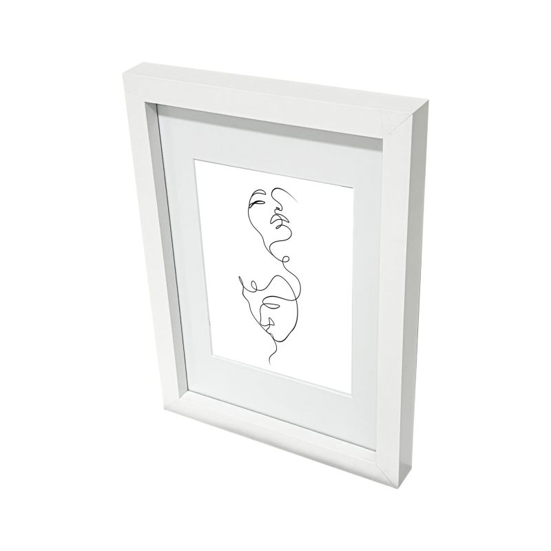 Ramka na zdjęcia GoodHome Islande 21 x 29,7 cm biała