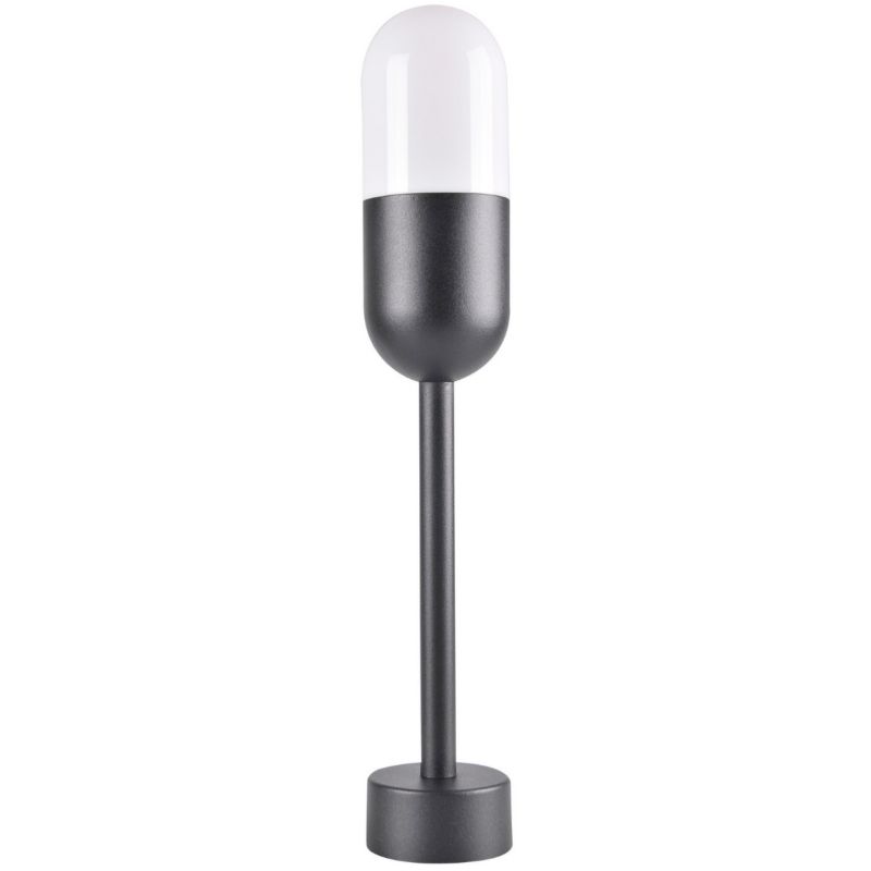 Lampa ogrodowa stojąca Polux Horten czarny mat 1 x E27 x 10W IP44 wym: 44 x 8 x 8 cm - 1 szt.