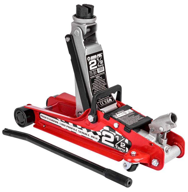 Podnośnik hydrauliczny MAR-POL niskoprofilowy 2,5 T żaba 2x guma 1szt.