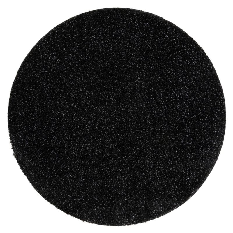 Dywanik łazienkowy Dywaniki łazienkowe RugsX koło 100 cm czarny KPL268 1 szt.