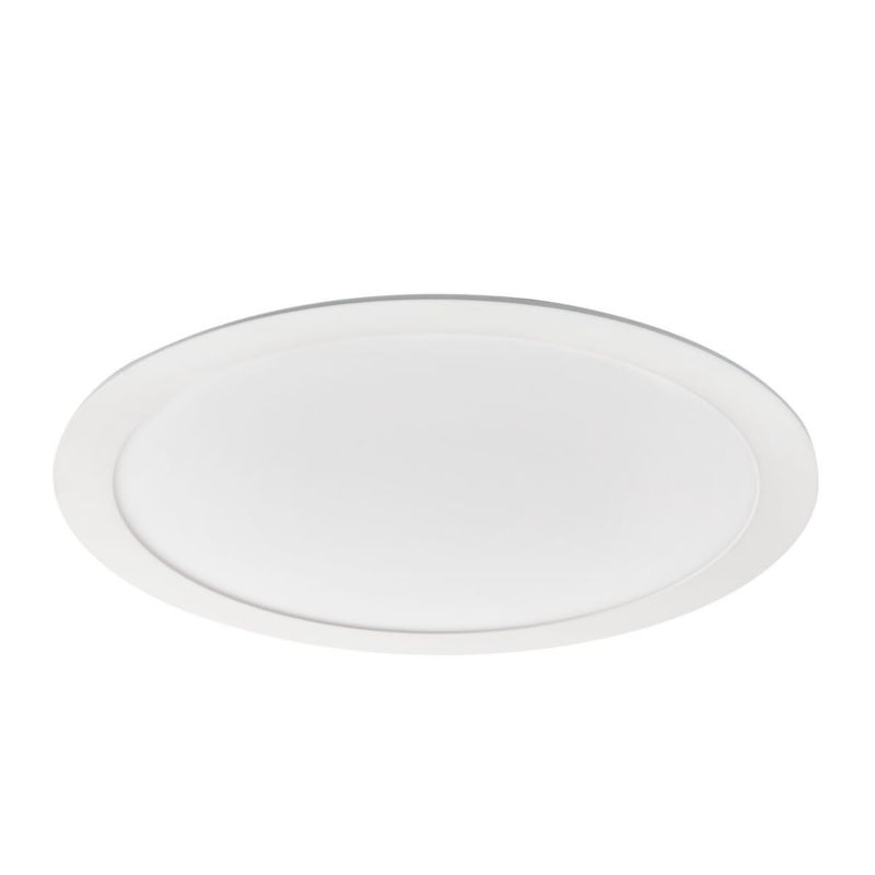 Oprawa sufitowa wpuszczana Kanlux Rounda łazienkowa biała LED 24W 4000K 1680lm IP44 wym: 30 x 30 cm okrągła - 1 szt.