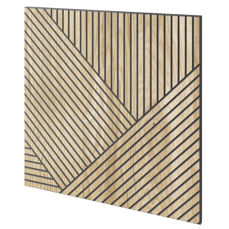 Panel frezowany fornir naturalny dębowy LAMELE3D Granada 1 szt