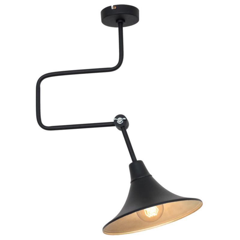 Lampa wisząca Aldex Antika czarno-biała wym: 57 x 38 x 25 cm 1xE27 x 60W 1 szt.