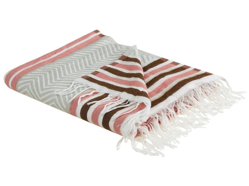 Koc Magar Tkanina 130 x 170 cm Beżowy 1 szt.