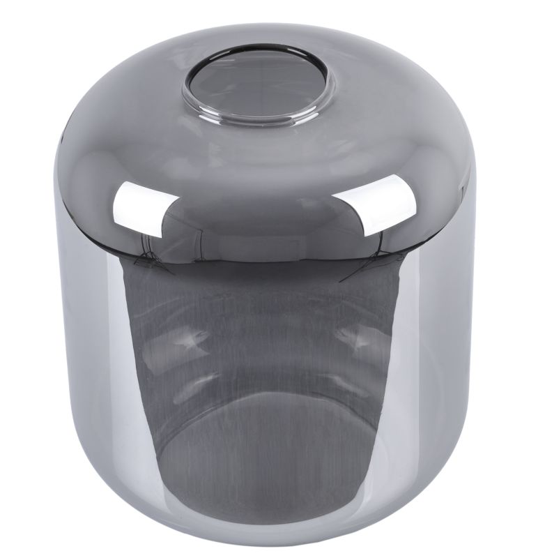 Klosz do lampy wiszącej Light Home LH Novalja E27 szary szklany 15x15,5cm 1szt.