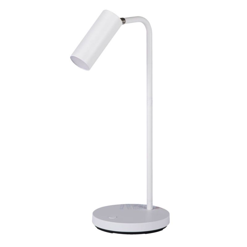 Lampka biurkowa Kanlux Leadie biała LED 4.6W 3000K-6000K 300lm IP20 wym: 39.5 x 14.6 x 18 cm metal - 1 szt.