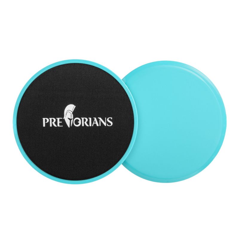 Dyski poślizgowe do ćwiczeń Pretorians antypoślizgowe podkładki sliding discs turkusowe 2 szt.