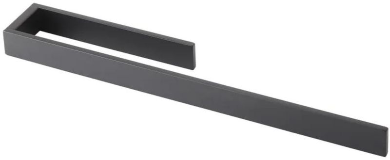 Wieszak na ręczniki Stella czarny mat 39x5,5x3 cm stal nierdzewna montaż boczny 1 szt.