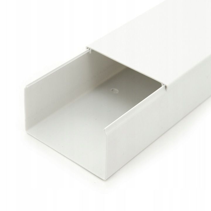 Korytko kablowe CanaLux CNL-C-10040-14, kanał elektroinstalacyjny 100x40mm z pokrywą 28 mb, białe, 14 szt.