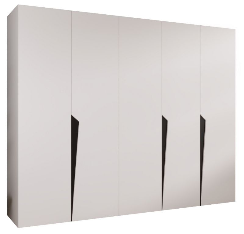 Szafa uchylna otwierana Abiks PIANO 1 250 wys 202 cm Biały + Czarny 1 szt