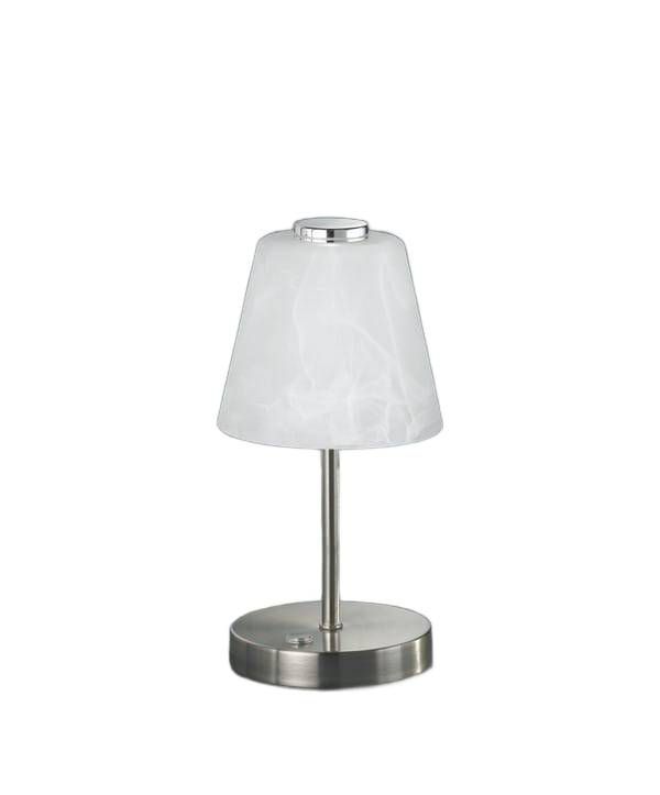 Lampa stołowa RL Emmy srebrno-biała LED 2.5W 3000K 200lm IP20 wym: 24.5 x 12 x 12 cm metal - 1 szt.