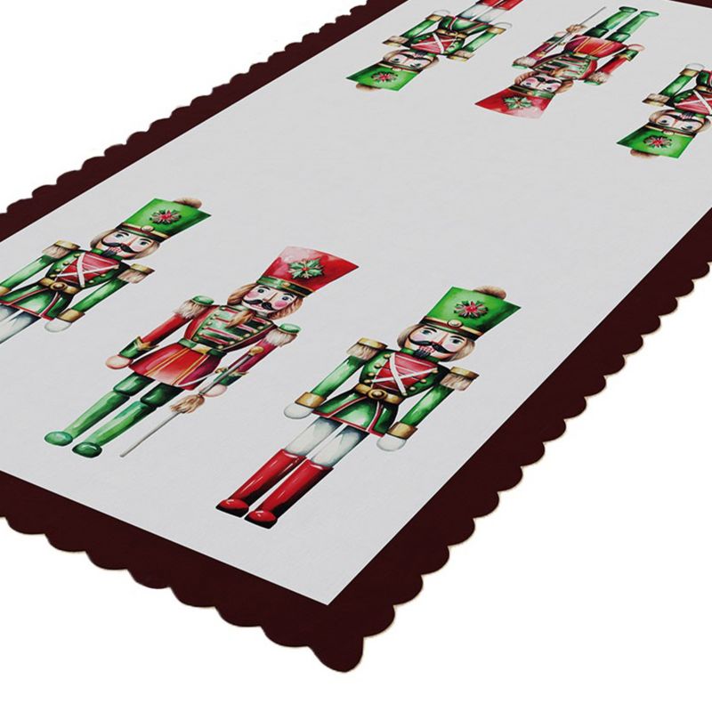 Bieżnik Wodoodporny Dziadki Do Orzechów Markizeta Poliester Świąteczny 50X100 Cm 1 Szt.