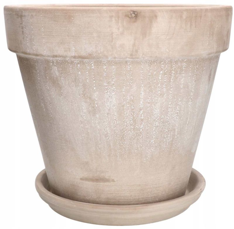 Doniczka ceramiczna KOTARBAU terakota z podstawką 31 cm 1 szt.