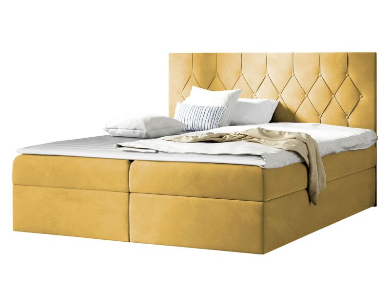 Łóżko kontynentalne MIRJAN 24 Sky 140x200 miodowy 1 szt.