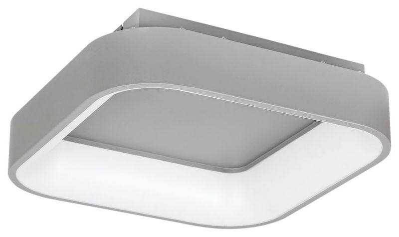 Plafon sufitowy Rabalux Adeline popielato-biały LED 28W 3000K-6000K 1800lm IP20 wym: 12,5 x 45 x 45 cm metal - 1 szt.