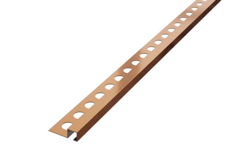 Listwa narożna glazurnicza Qs Lambro miedziany mat 1.2cm x 270cm 1 szt.