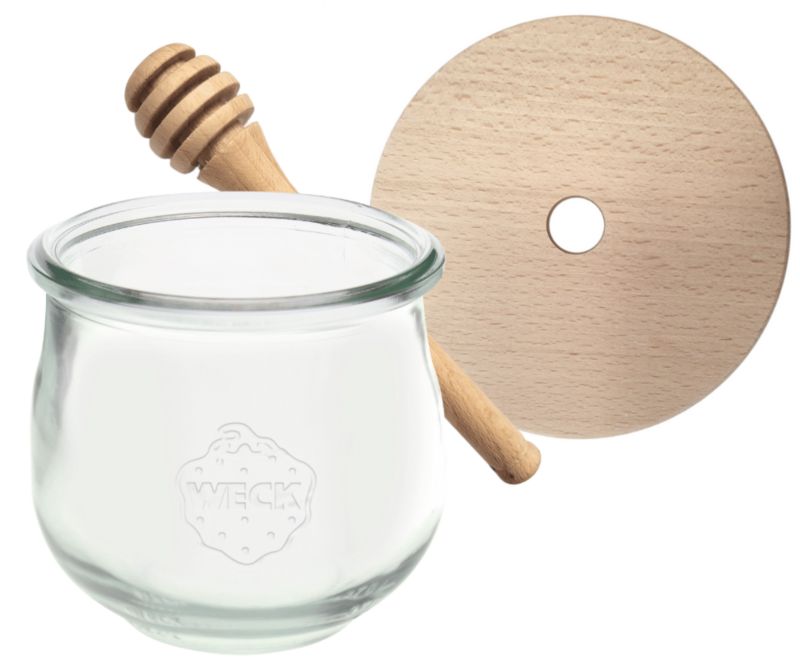 Słoik do miodu MODO24 Weck 580 ml fi 100 tulip nabierak W5 1 kpl.
