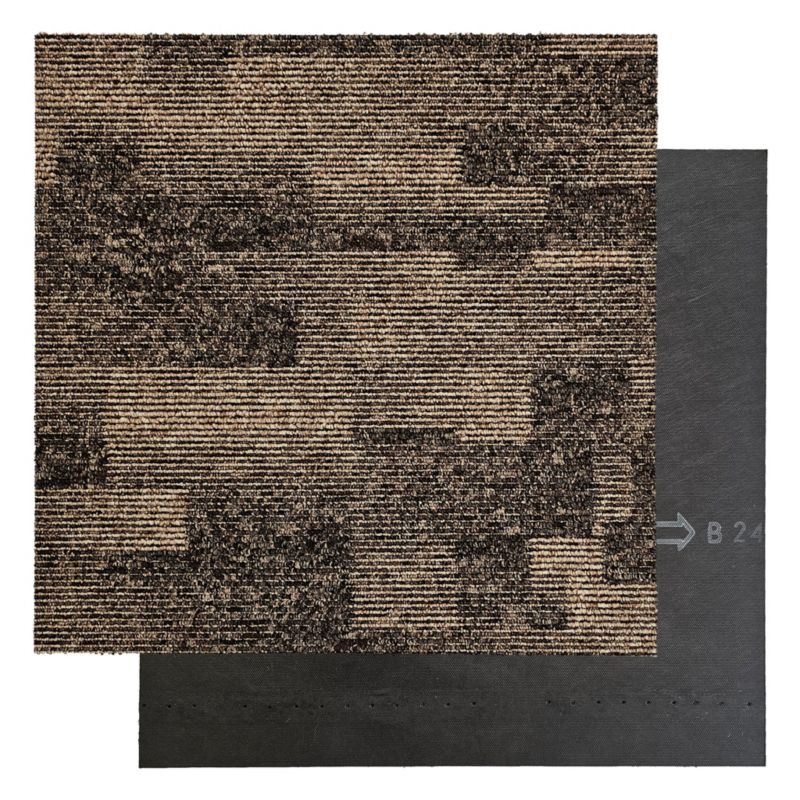 Płytka dywanowa VIENNA BLOCKX 17 brązowa do biura, do sklepu, do salonu 5m2