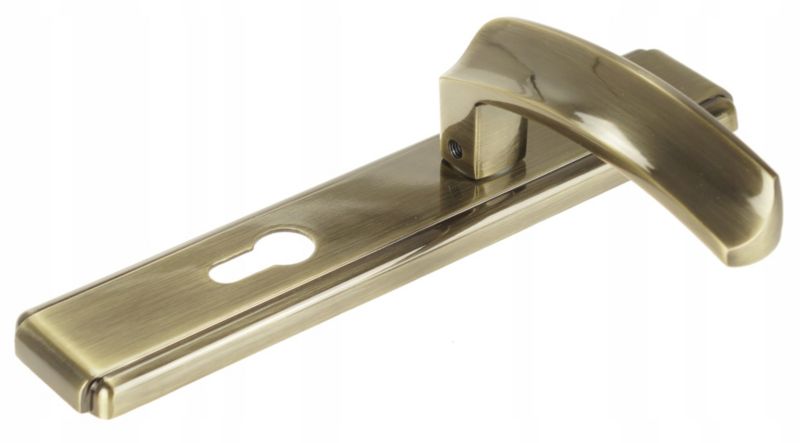 Klamka Drzwiowa FEINZ 90 Mm Wkład Patyna Prawa Zewnętrzna 1 szt.