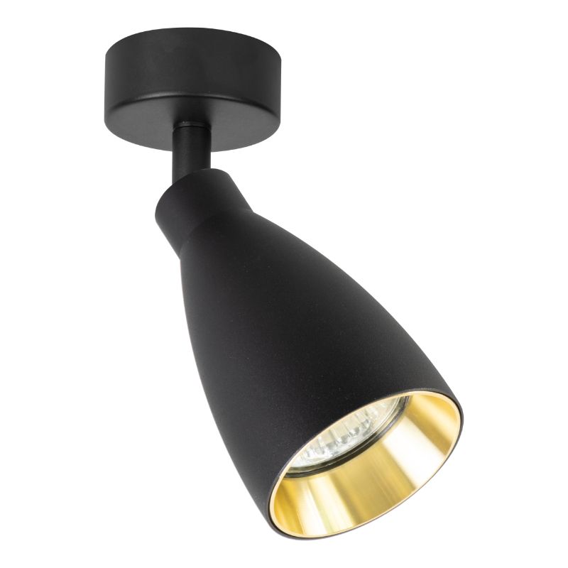 Lampa punktowa spot, DPM, 1 x GU10, czarna, 1szt