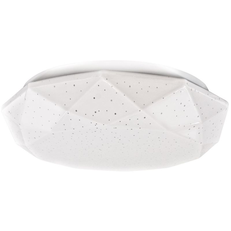 Plafon sufitowy Polux Galaxy biały LED 12W 4000K 1500lm IP20 wym: 8 x 26,5 x 26,5 cm tworzywo sztuczne - 1 szt.